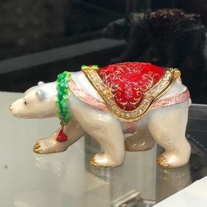 Polar Bear Trinket Box